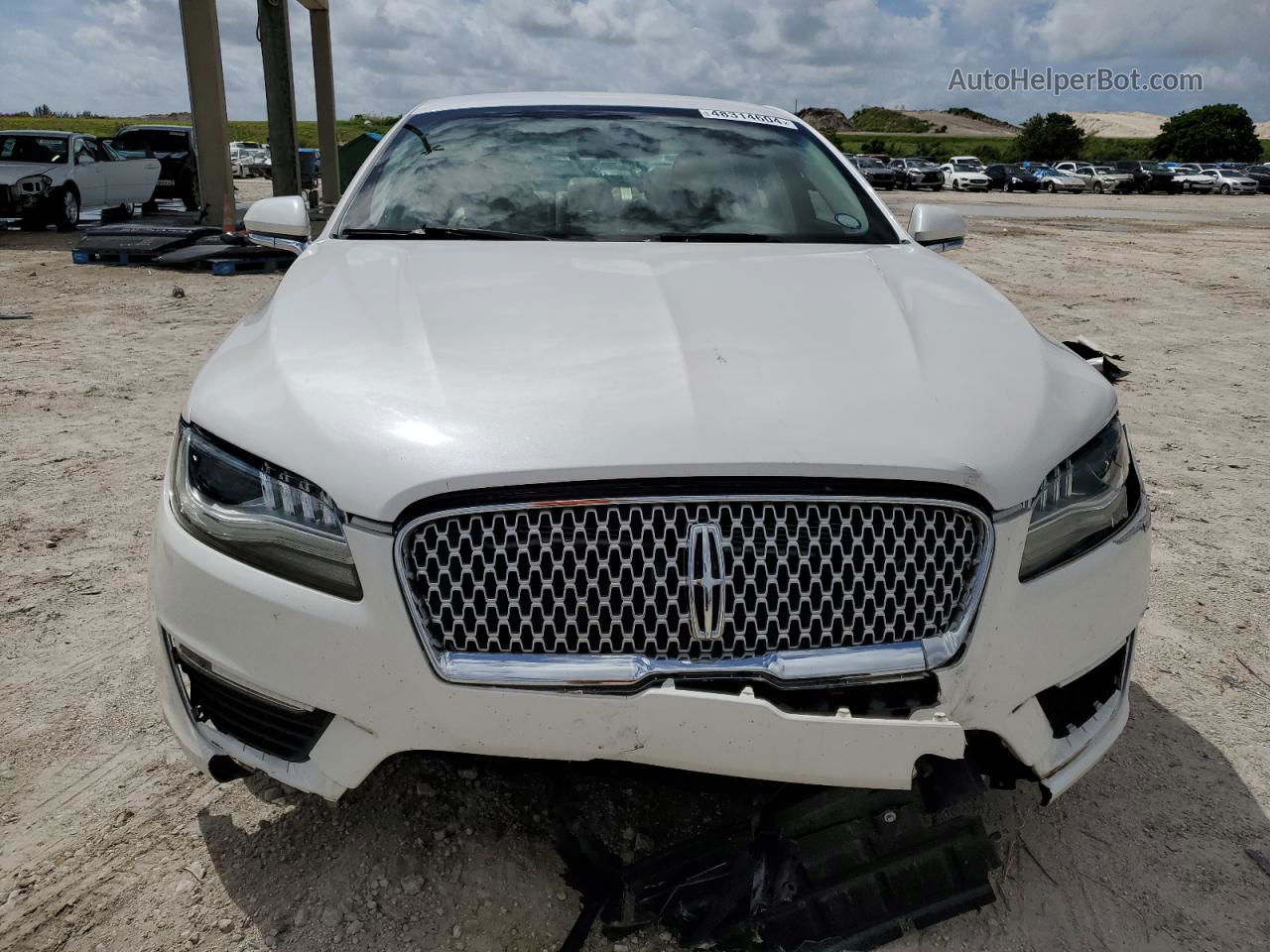 2017 Lincoln Mkz Premiere Белый vin: 3LN6L5A92HR654887