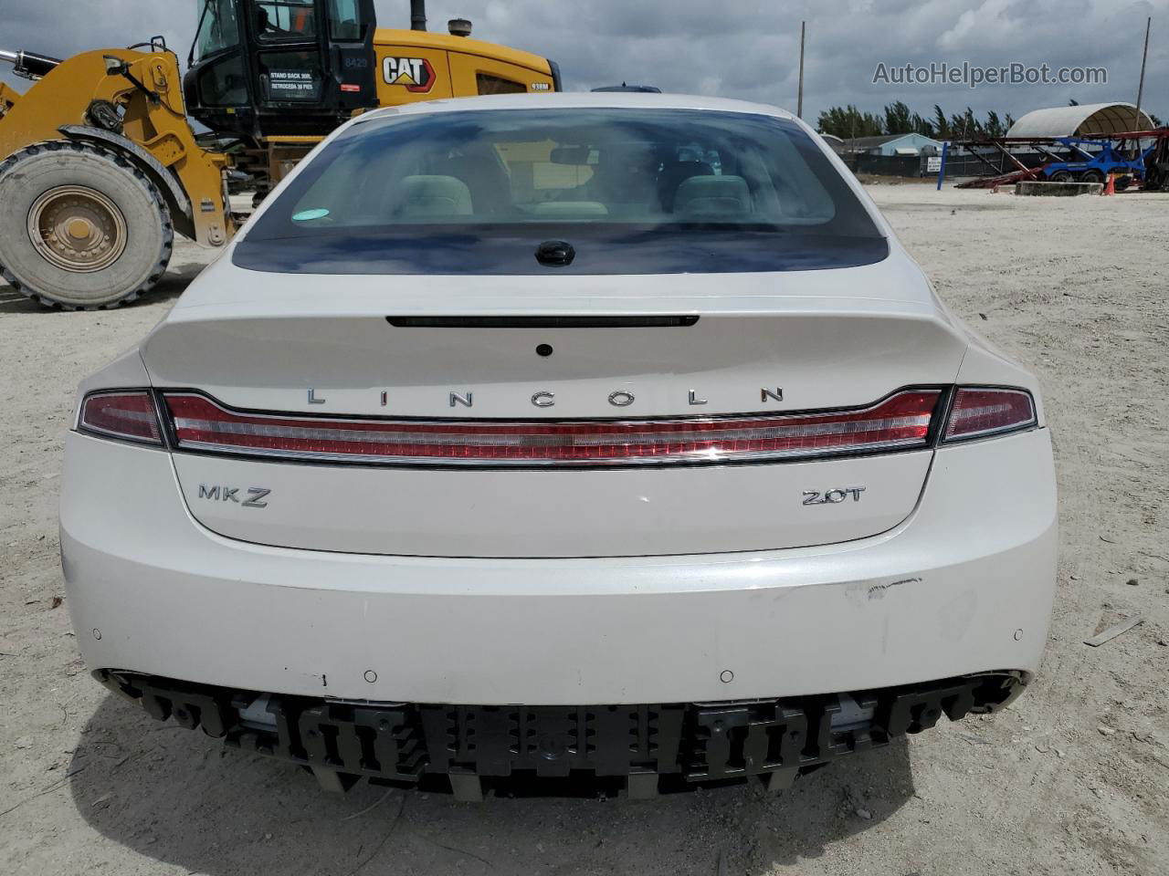 2017 Lincoln Mkz Premiere White vin: 3LN6L5A92HR654887