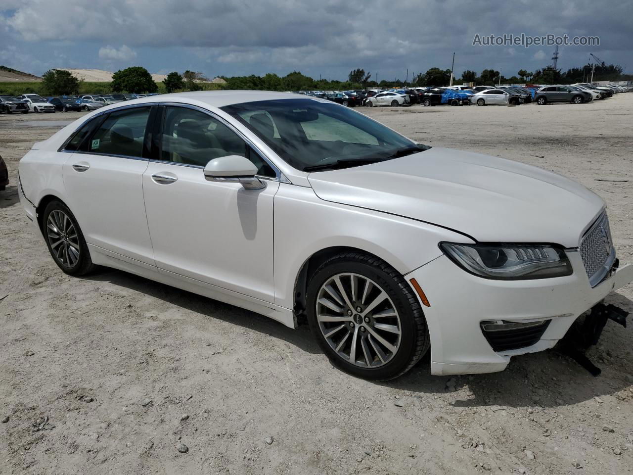 2017 Lincoln Mkz Premiere Белый vin: 3LN6L5A92HR654887