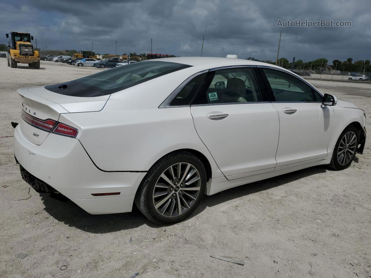 2017 Lincoln Mkz Premiere White vin: 3LN6L5A92HR654887