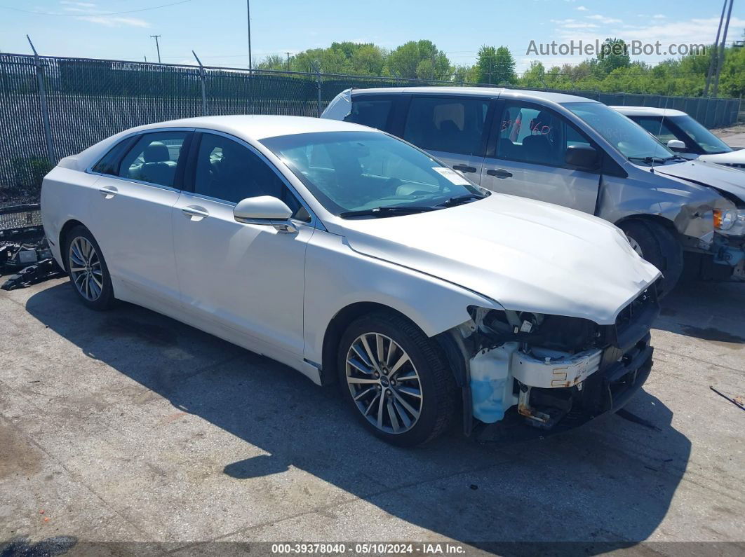 2017 Lincoln Mkz Premiere White vin: 3LN6L5A93HR619016