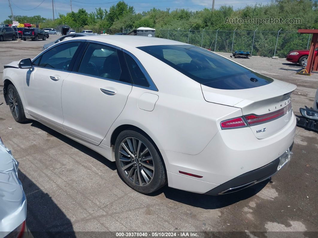 2017 Lincoln Mkz Premiere White vin: 3LN6L5A93HR619016