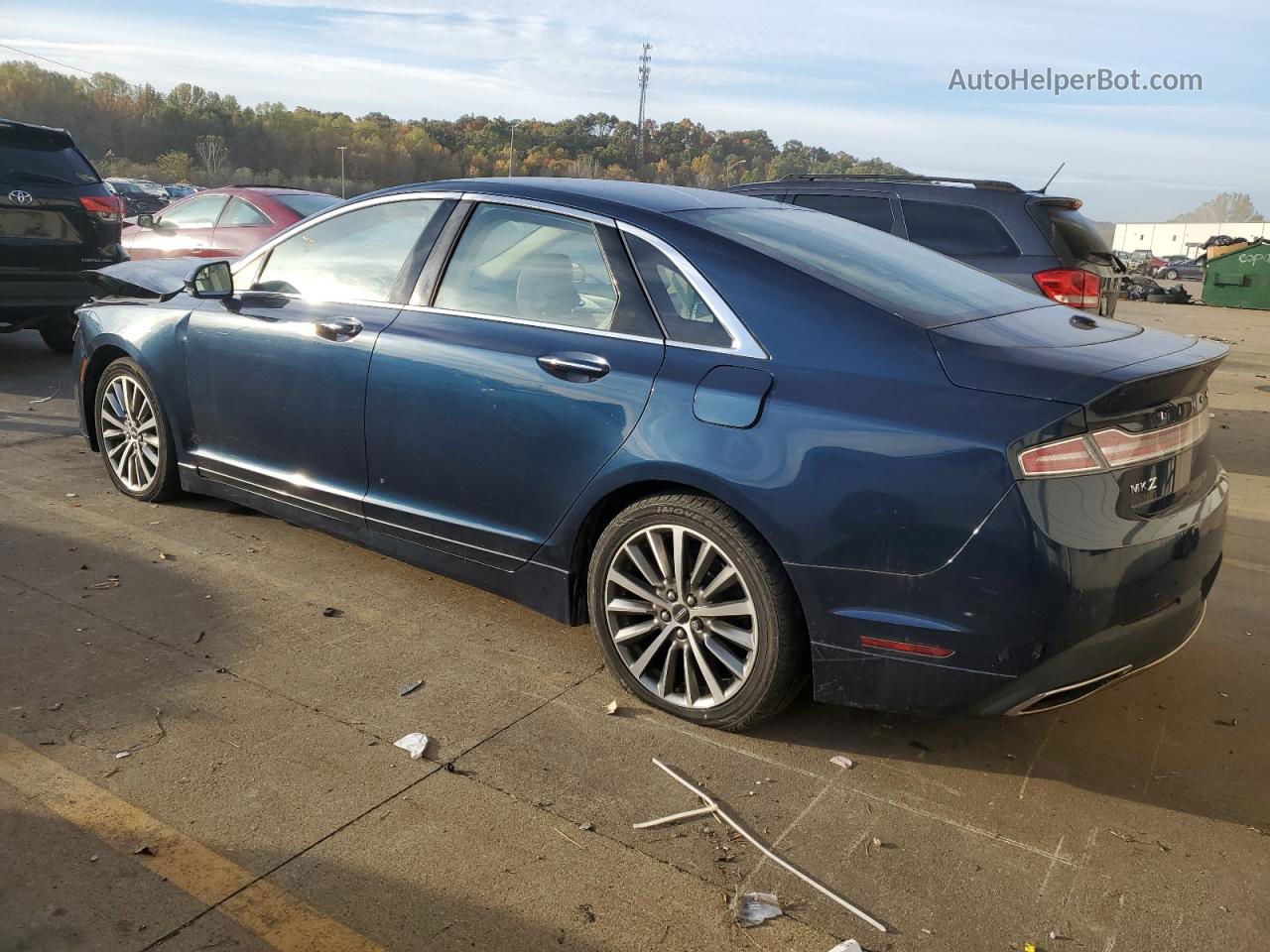 2017 Lincoln Mkz Premiere Blue vin: 3LN6L5A94HR627206