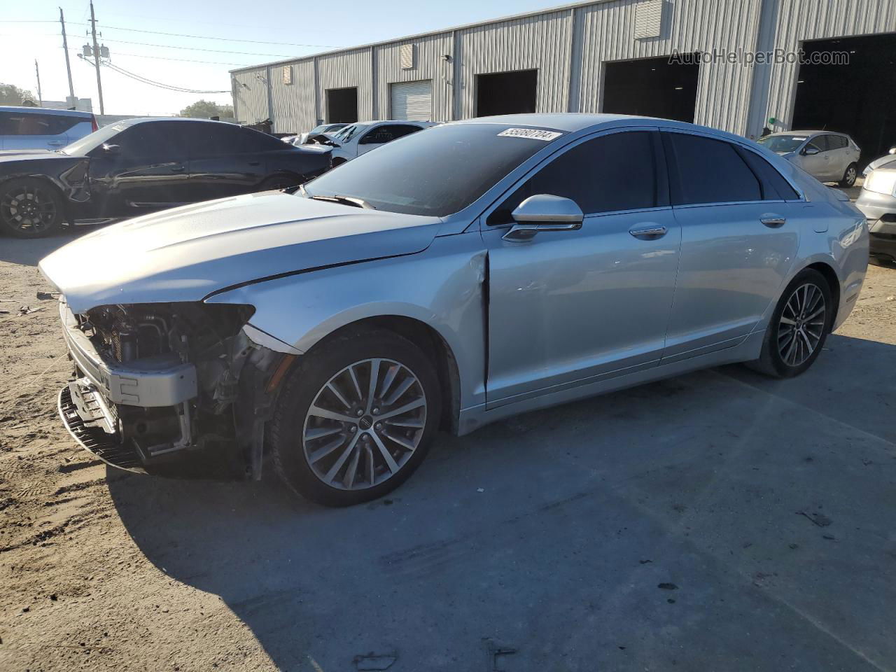 2017 Lincoln Mkz Premiere Silver vin: 3LN6L5A94HR650579