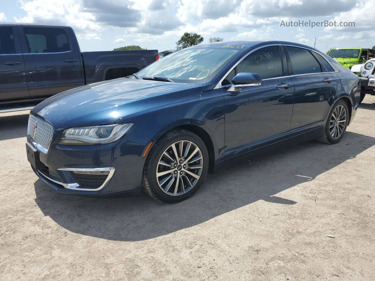 2017 Lincoln Mkz Premiere Синий vin: 3LN6L5A96HR619320