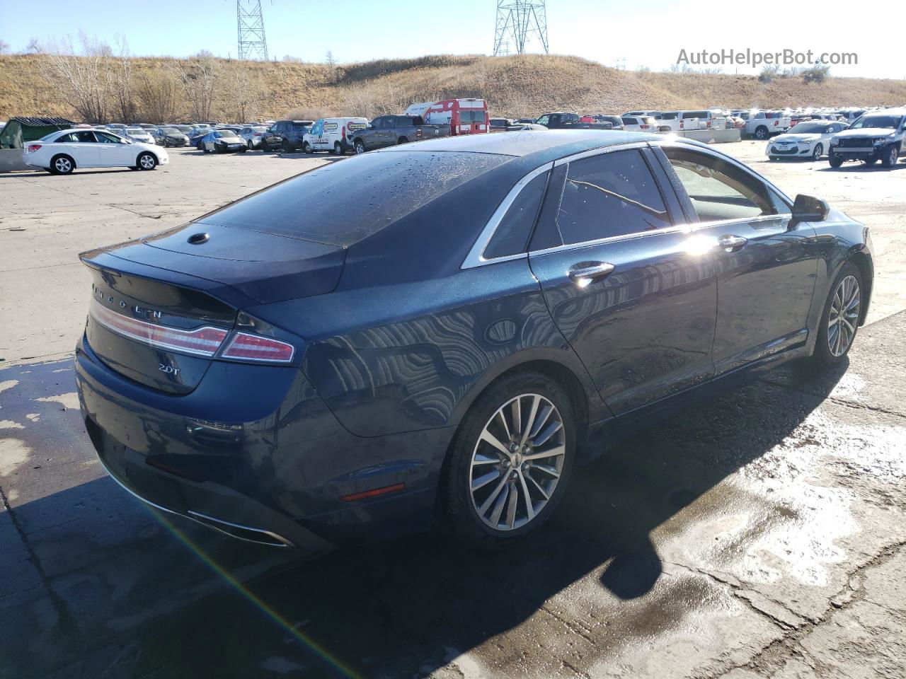 2017 Lincoln Mkz Premiere Blue vin: 3LN6L5A97HR663164