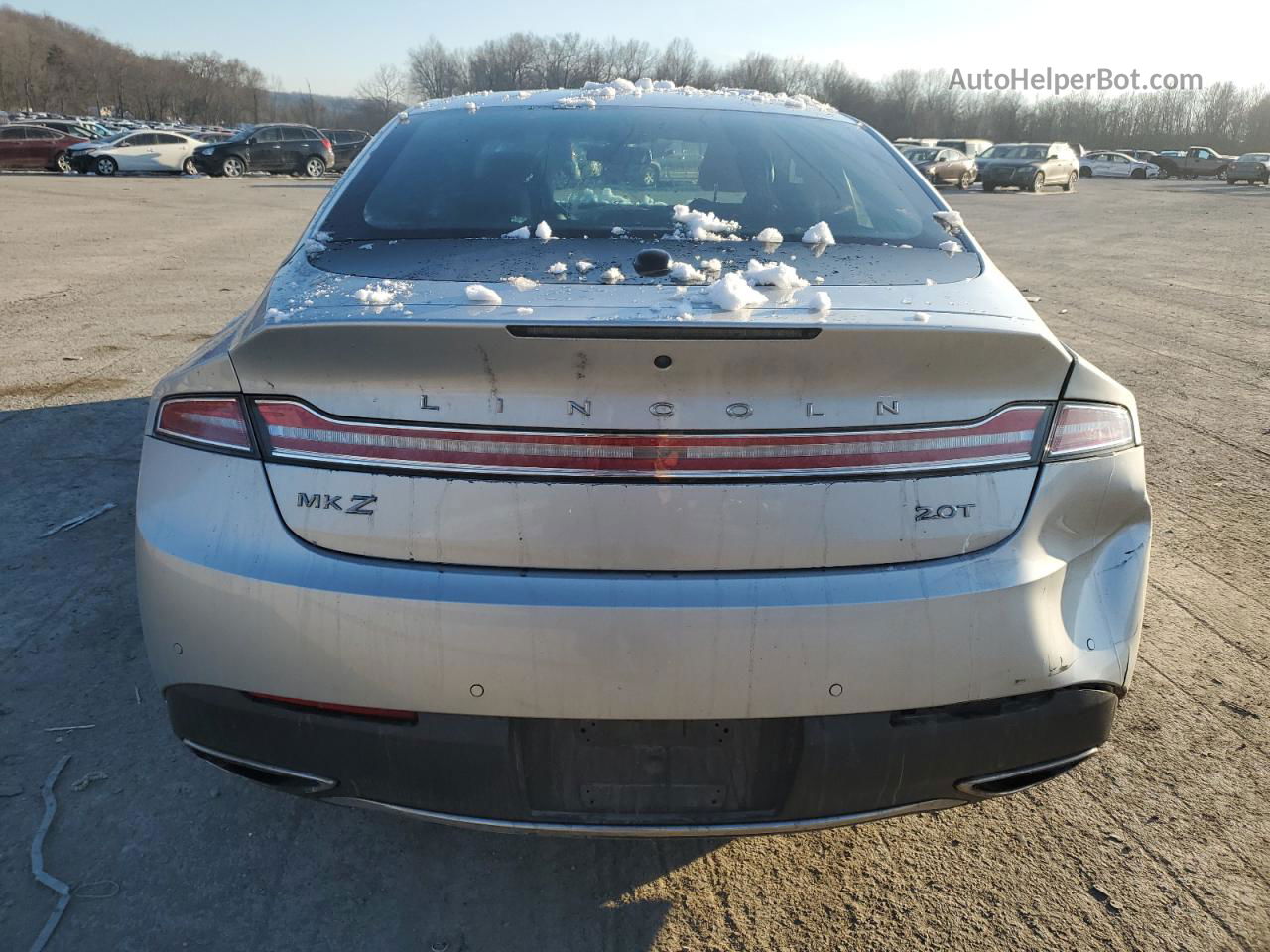 2017 Lincoln Mkz Premiere Silver vin: 3LN6L5A97HR664492