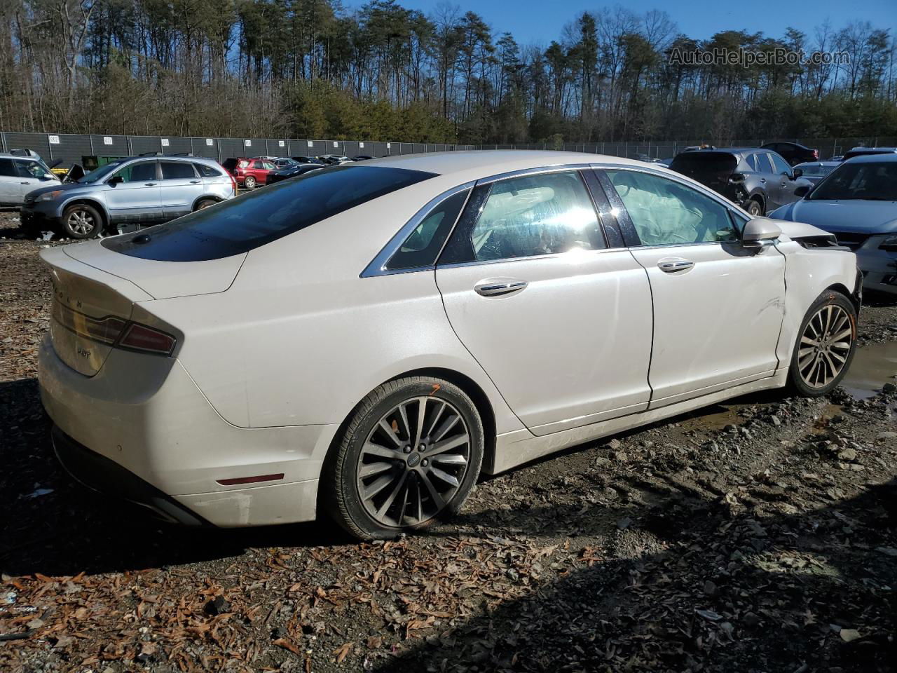 2017 Lincoln Mkz Premiere Белый vin: 3LN6L5A98HR654988