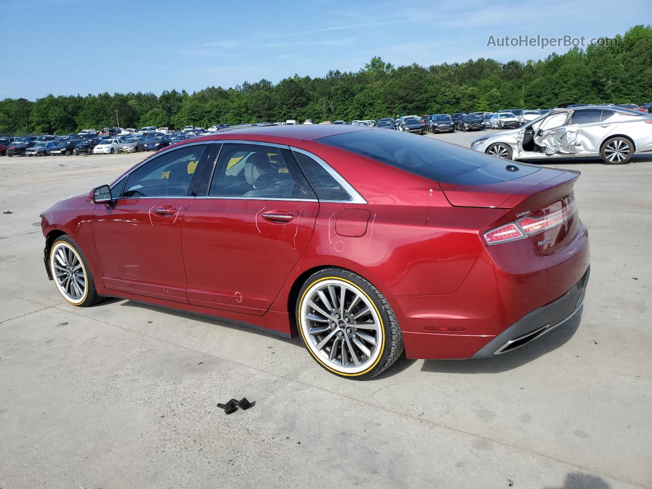 2017 Lincoln Mkz Premiere Бордовый vin: 3LN6L5A99HR607856