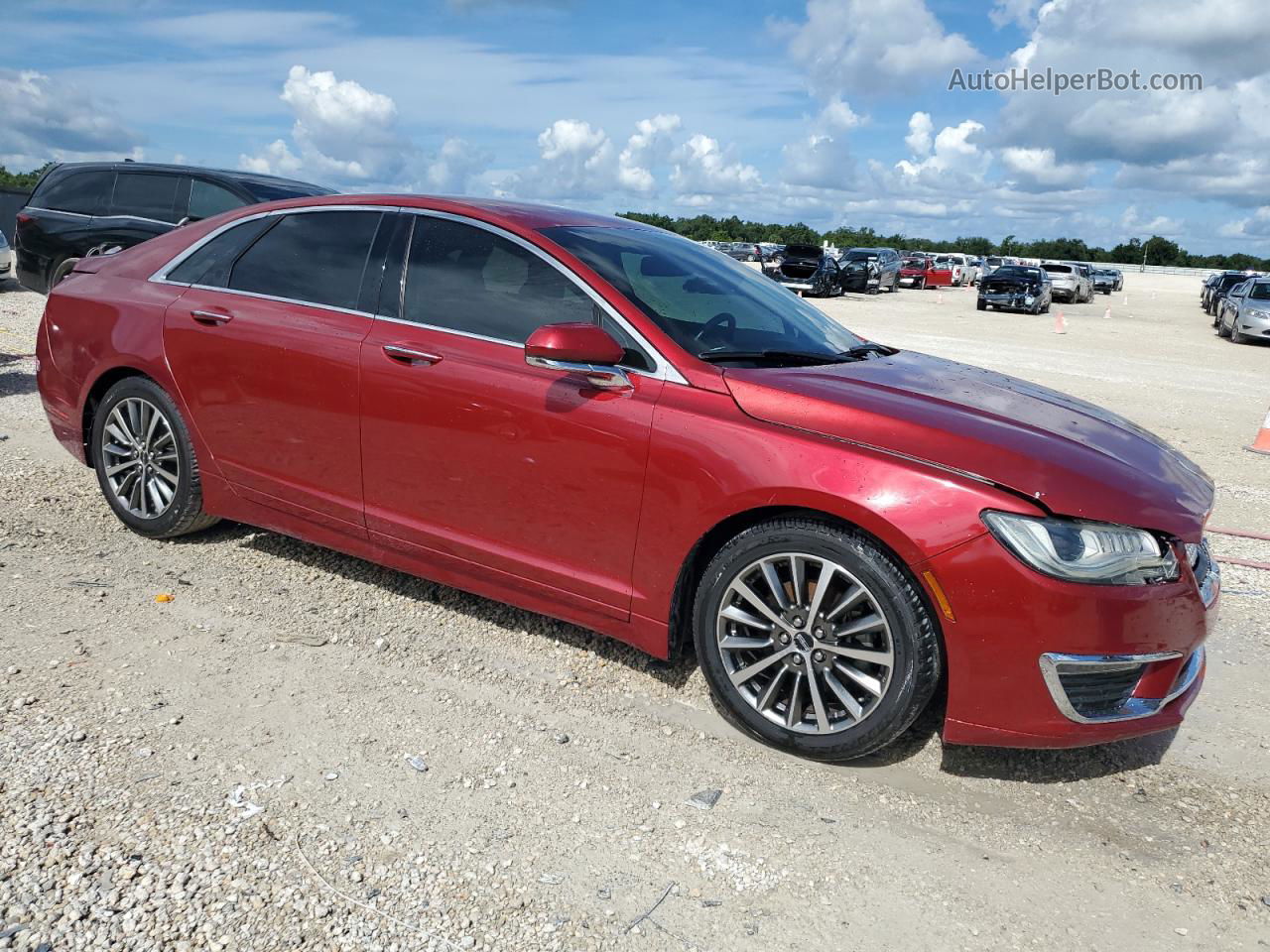 2017 Lincoln Mkz Premiere Красный vin: 3LN6L5A9XHR608417