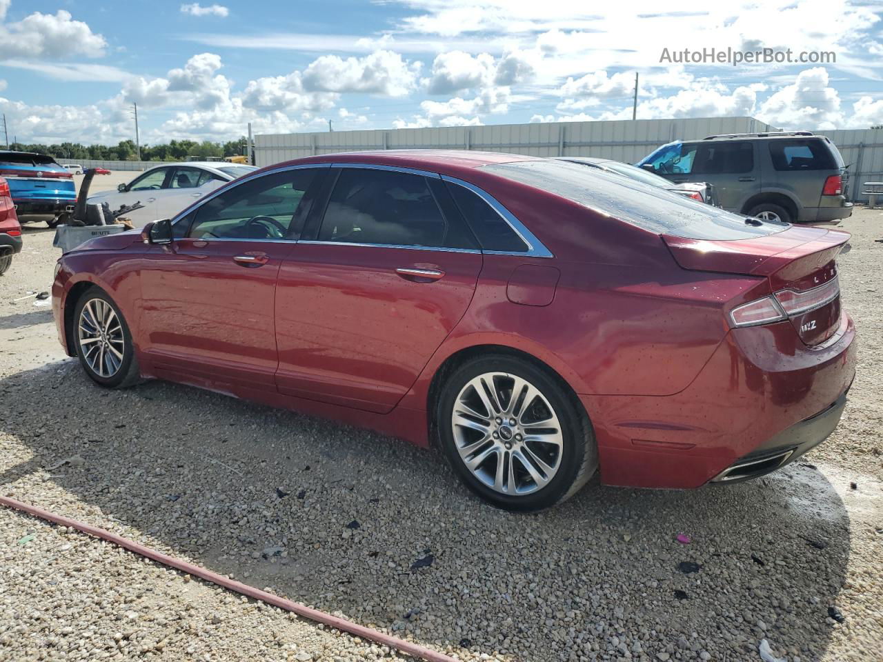 2017 Lincoln Mkz Premiere Красный vin: 3LN6L5A9XHR608417