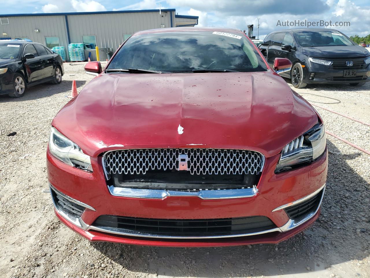 2017 Lincoln Mkz Premiere Красный vin: 3LN6L5A9XHR608417