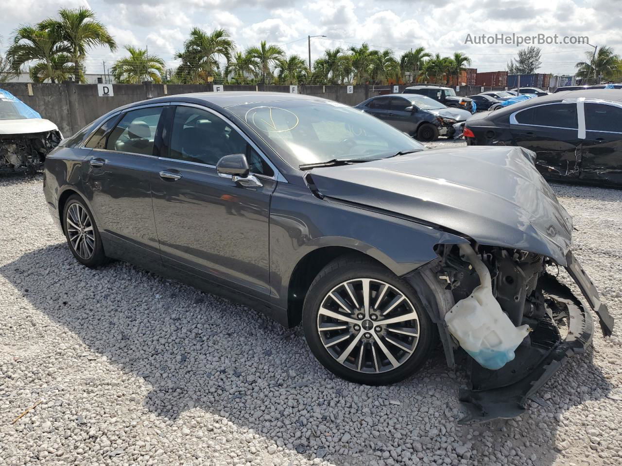 2017 Lincoln Mkz Premiere Угольный vin: 3LN6L5A9XHR650523