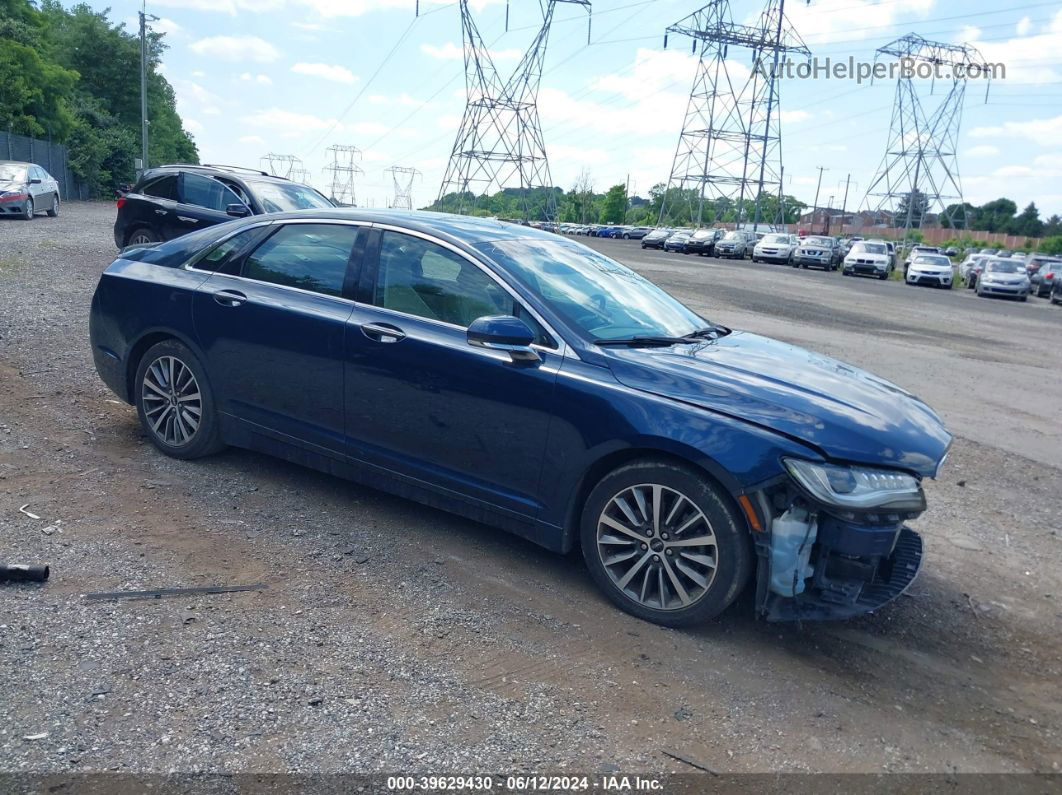 2017 Lincoln Mkz Premiere Blue vin: 3LN6L5A9XHR653647