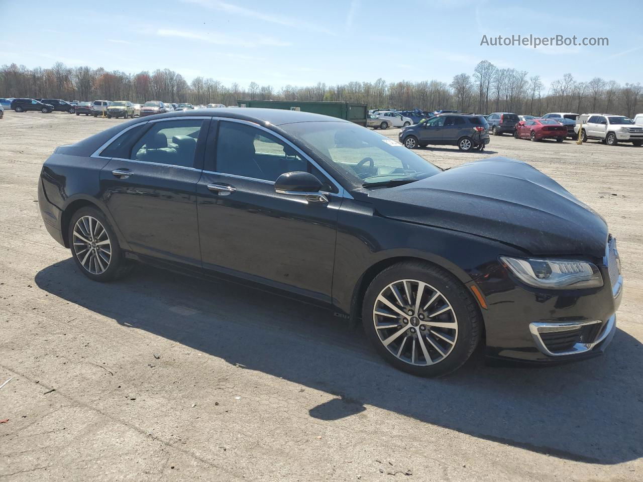 2017 Lincoln Mkz Premiere Black vin: 3LN6L5B99HR637728