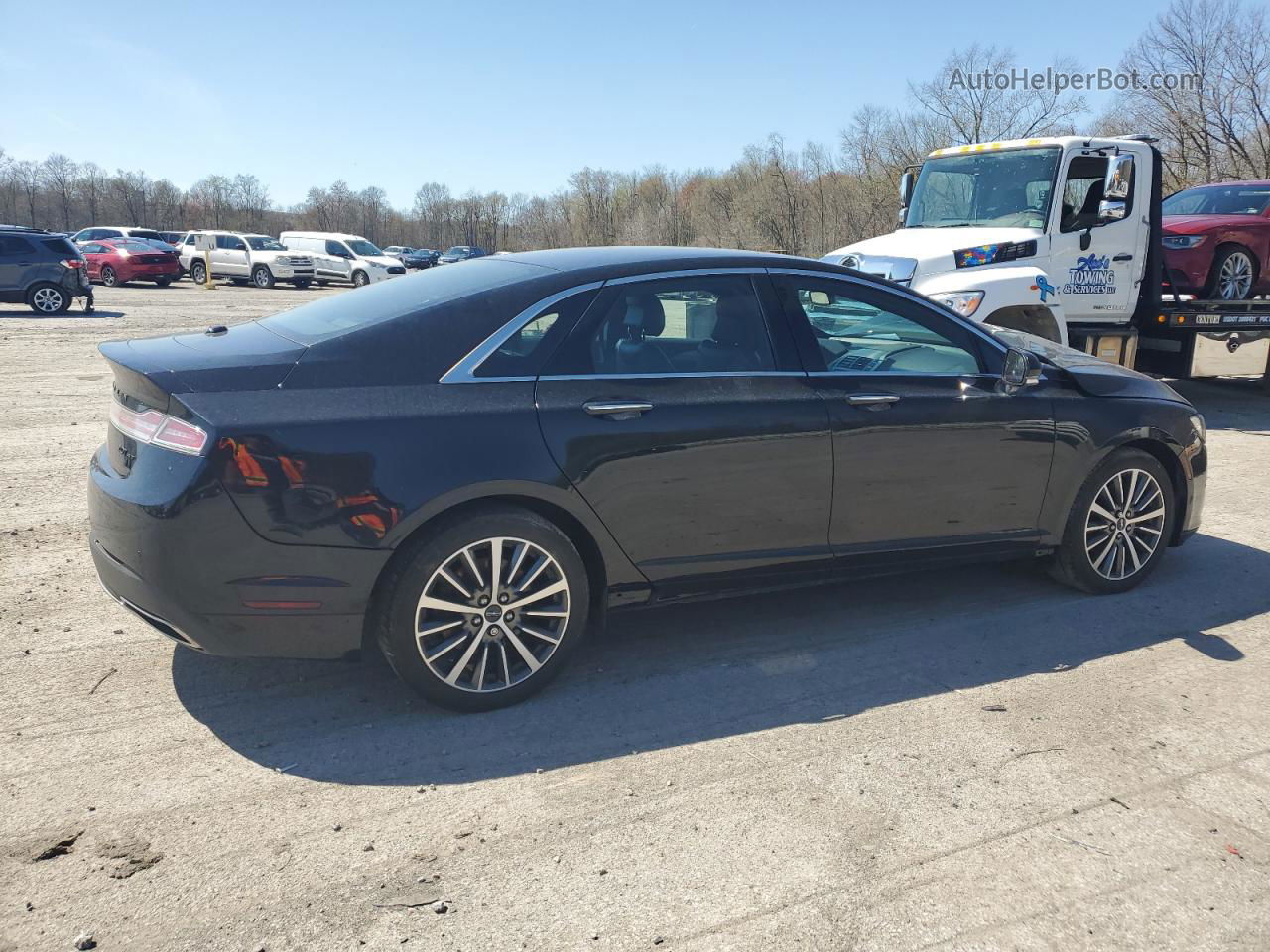 2017 Lincoln Mkz Premiere Черный vin: 3LN6L5B99HR637728