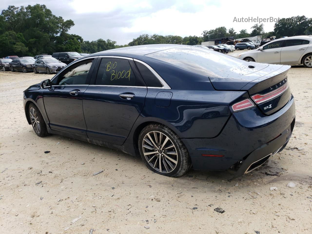 2017 Lincoln Mkz Premiere Синий vin: 3LN6L5B99HR651113