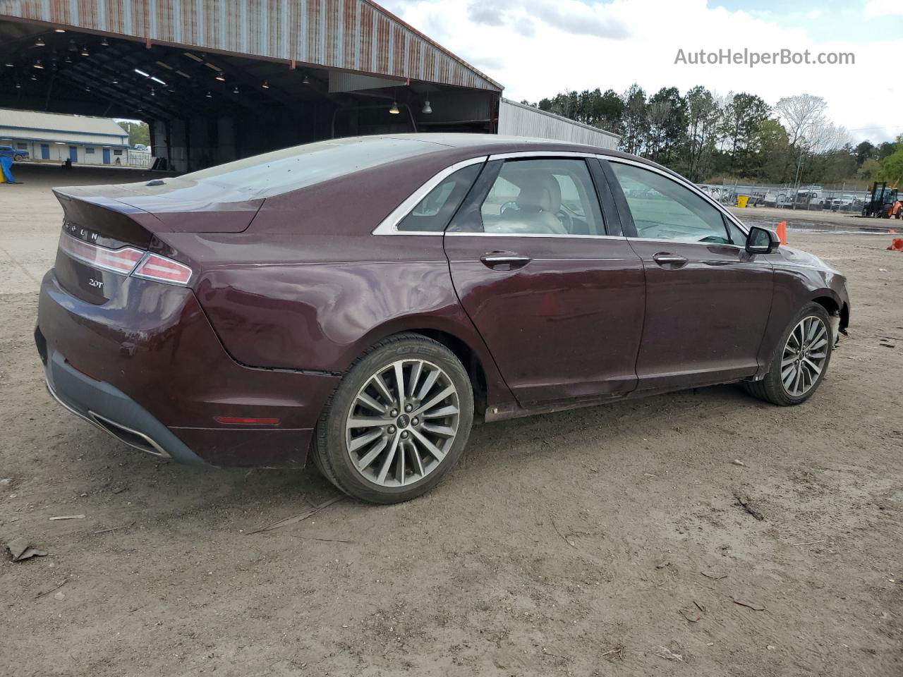 2017 Lincoln Mkz Select Темно-бордовый vin: 3LN6L5C90HR615566