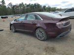 2017 Lincoln Mkz Select Maroon vin: 3LN6L5C90HR615566