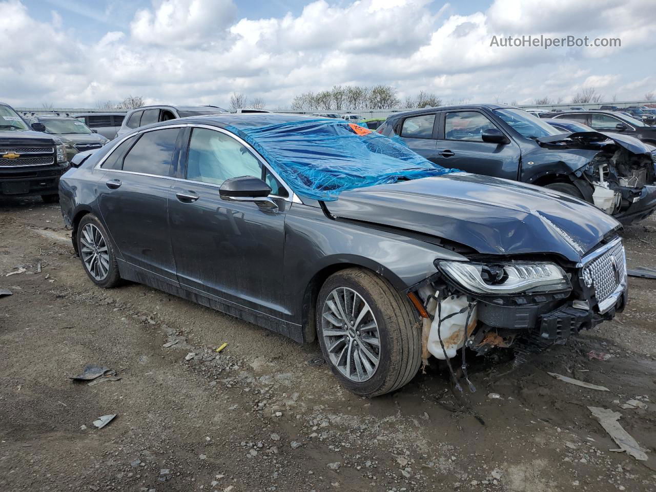 2017 Lincoln Mkz Select Угольный vin: 3LN6L5C90HR646462