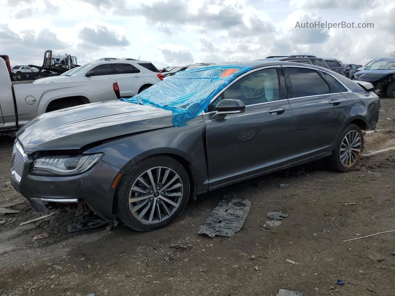 2017 Lincoln Mkz Select Угольный vin: 3LN6L5C90HR646462