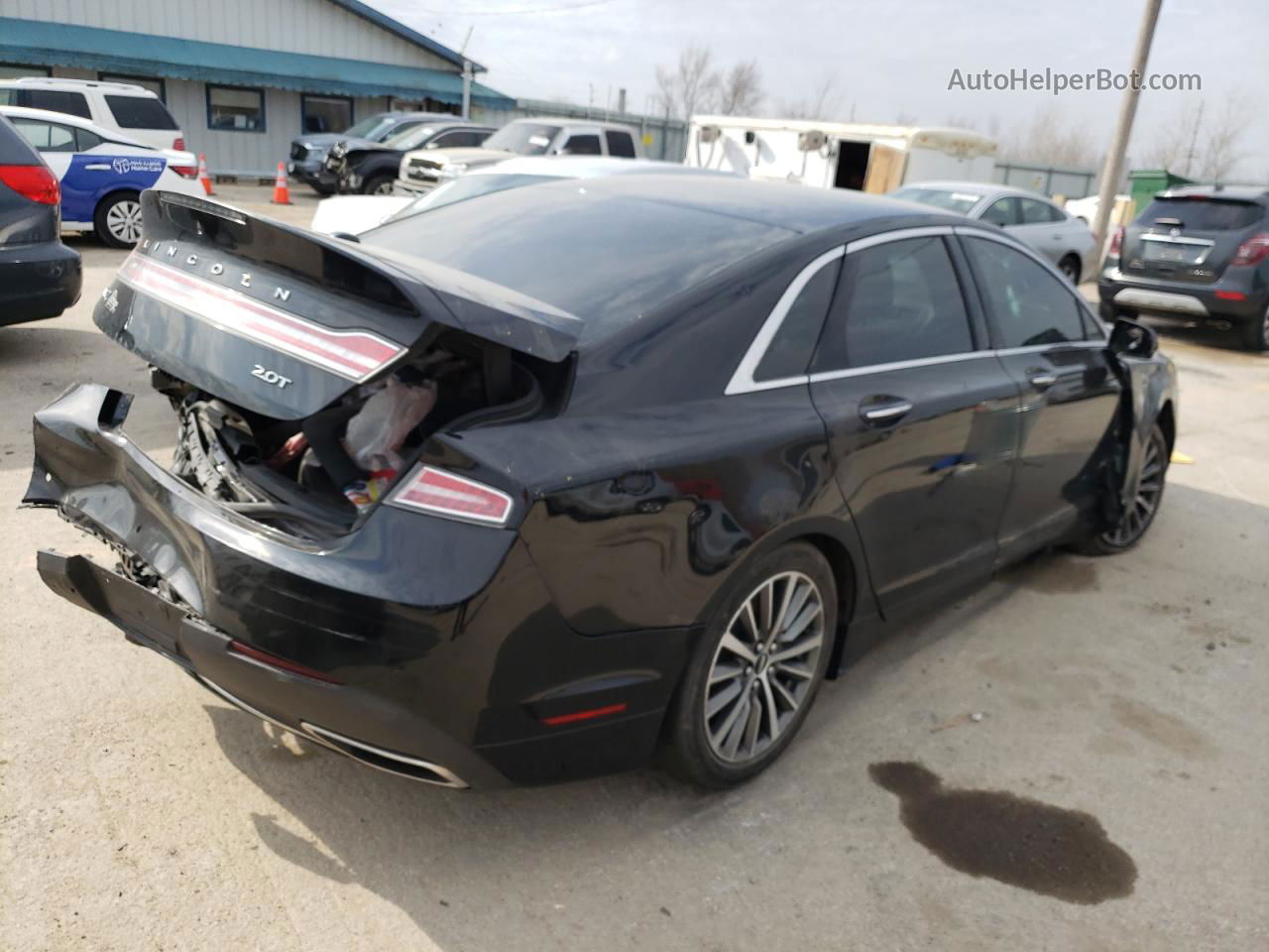 2017 Lincoln Mkz Select Черный vin: 3LN6L5C90HR665397