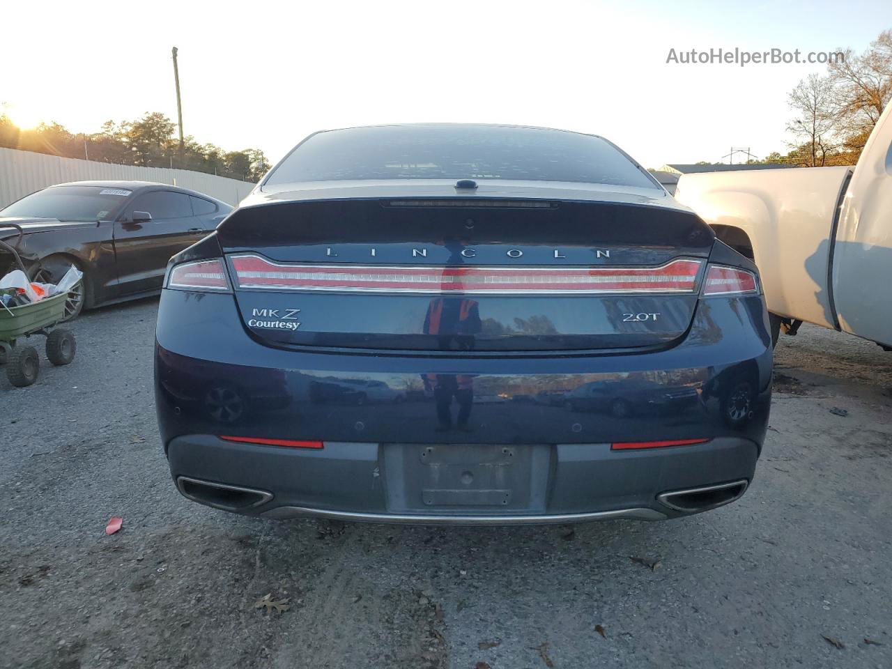 2017 Lincoln Mkz Select Blue vin: 3LN6L5C91HR645336