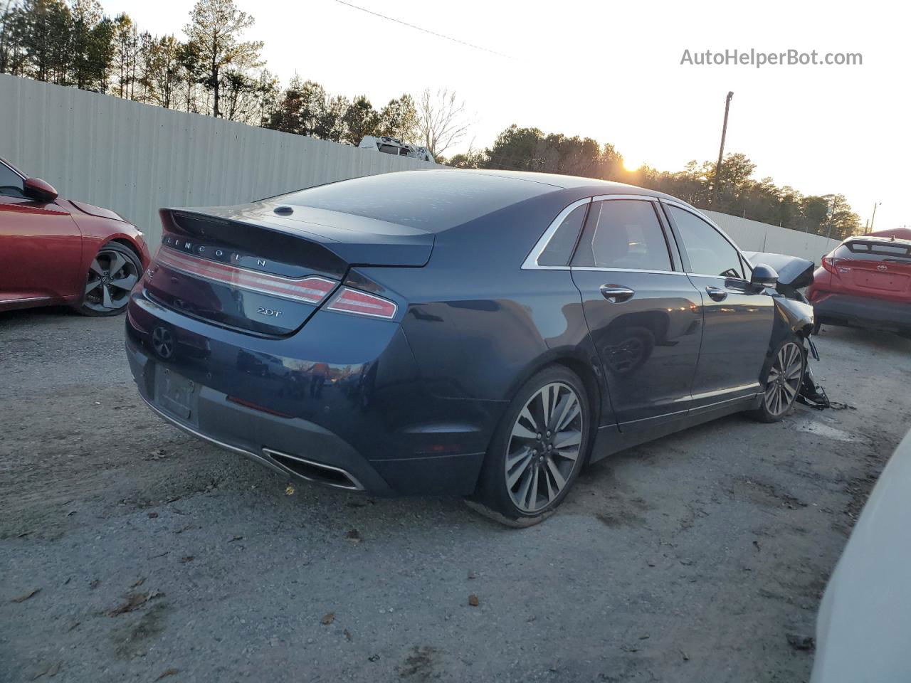 2017 Lincoln Mkz Select Blue vin: 3LN6L5C91HR645336