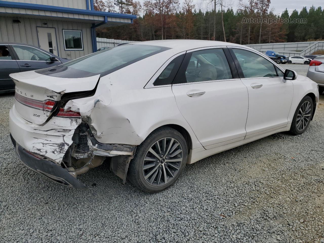 2017 Lincoln Mkz Select White vin: 3LN6L5C91HR653095