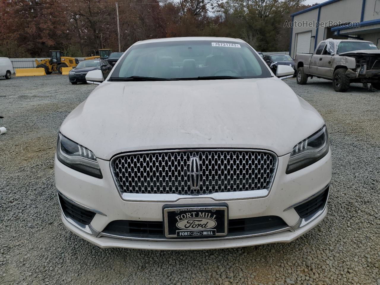 2017 Lincoln Mkz Select White vin: 3LN6L5C91HR653095