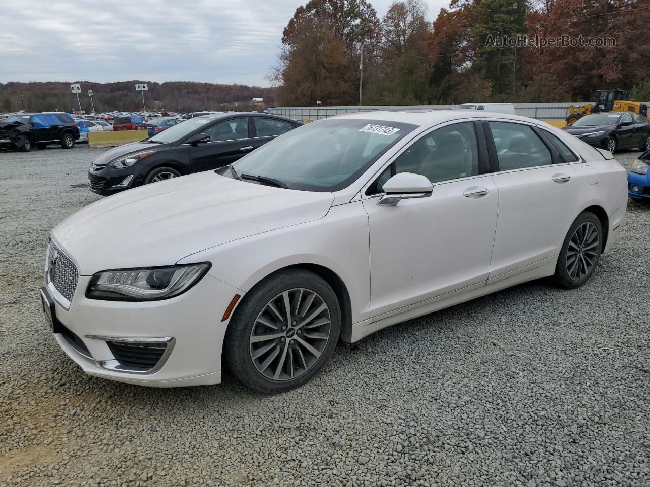 2017 Lincoln Mkz Select Белый vin: 3LN6L5C91HR653095