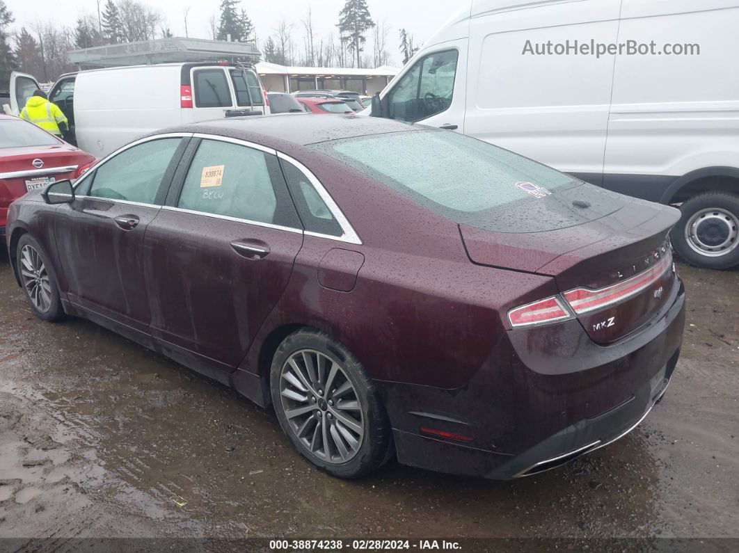 2017 Lincoln Mkz Select Red vin: 3LN6L5C92HR604889