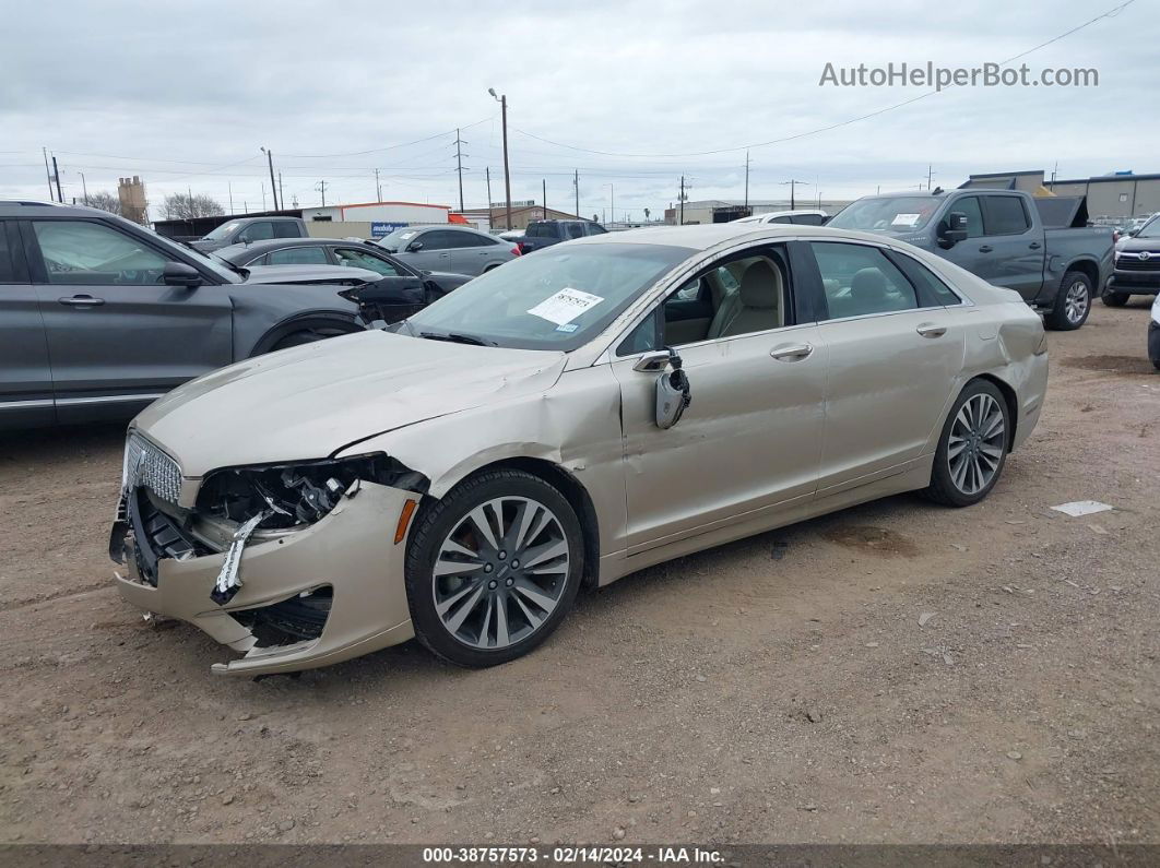 2017 Lincoln Mkz Select Желто-коричневый vin: 3LN6L5C92HR660508