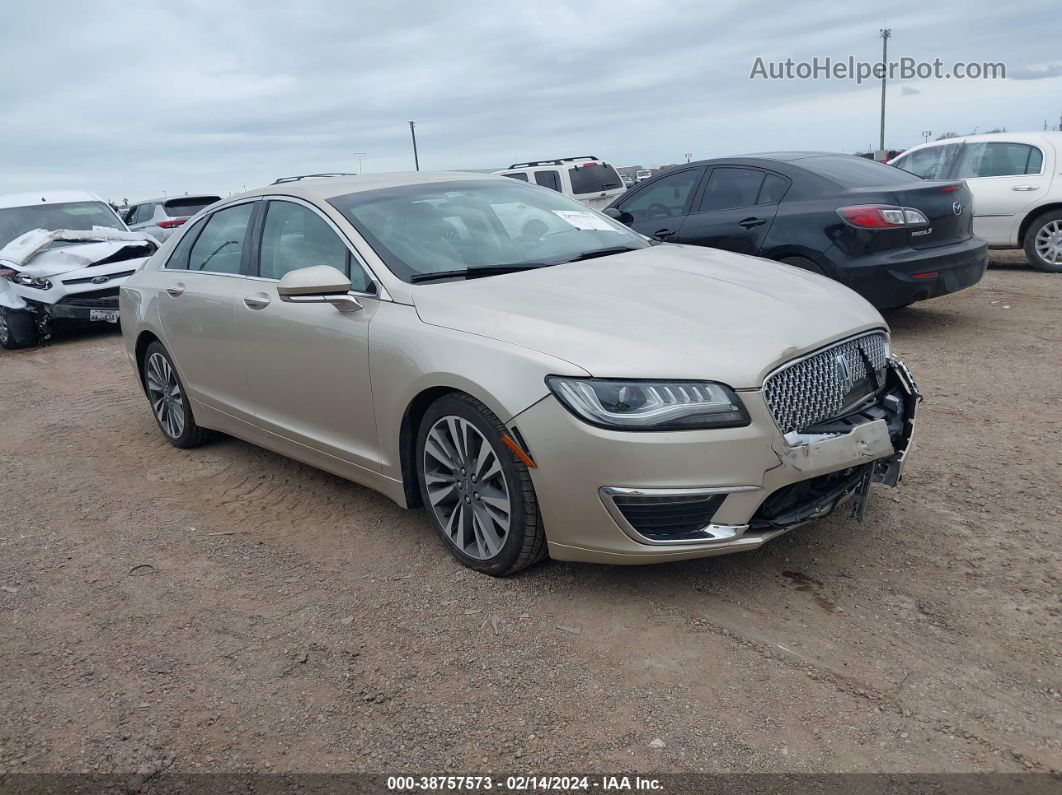 2017 Lincoln Mkz Select Tan vin: 3LN6L5C92HR660508