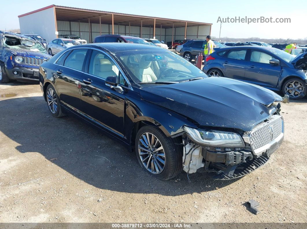 2017 Lincoln Mkz Select Черный vin: 3LN6L5C93HR604898