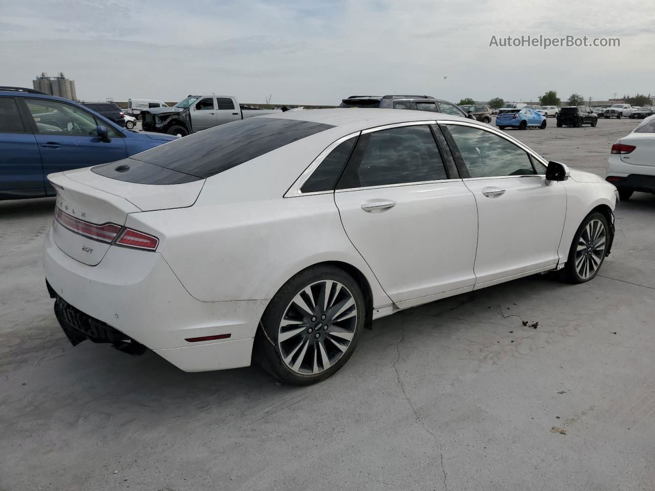 2017 Lincoln Mkz Select White vin: 3LN6L5C93HR654877