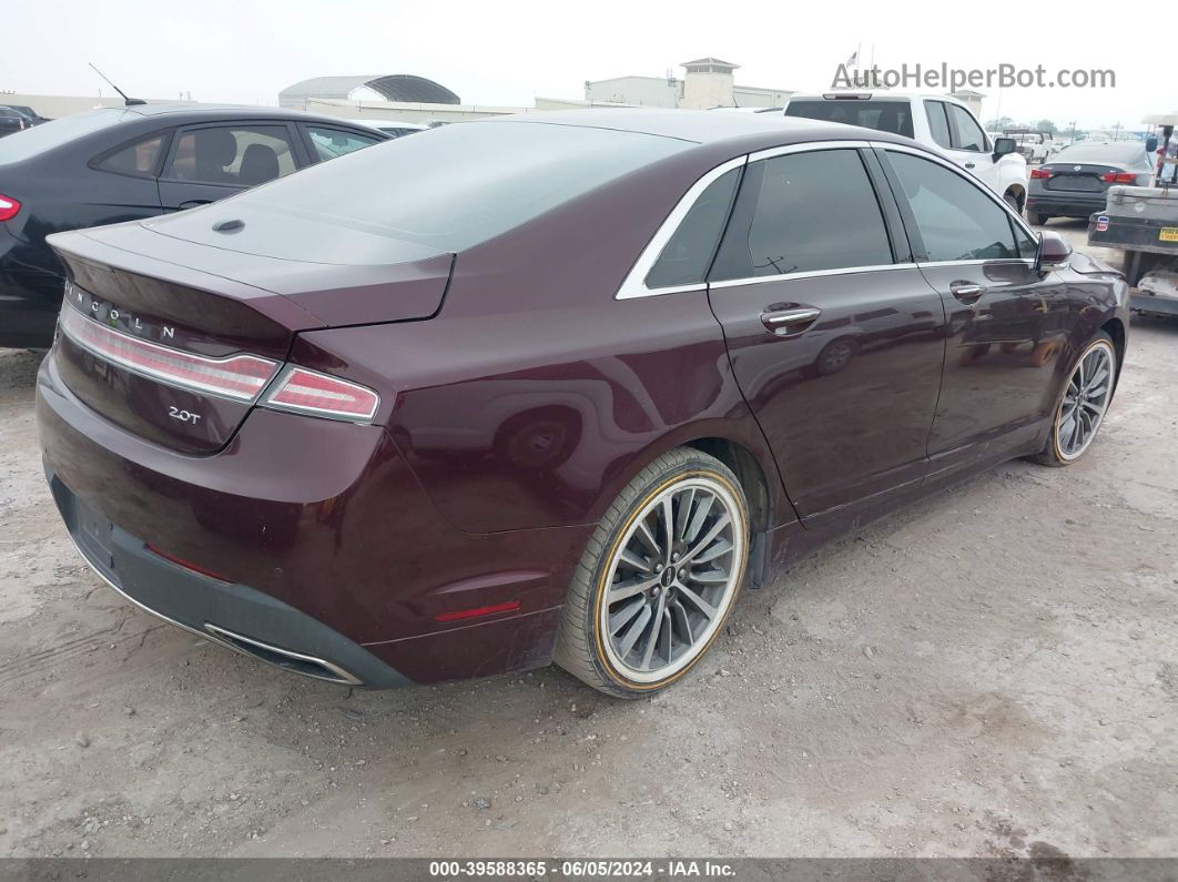 2017 Lincoln Mkz Select Burgundy vin: 3LN6L5C94HR629762