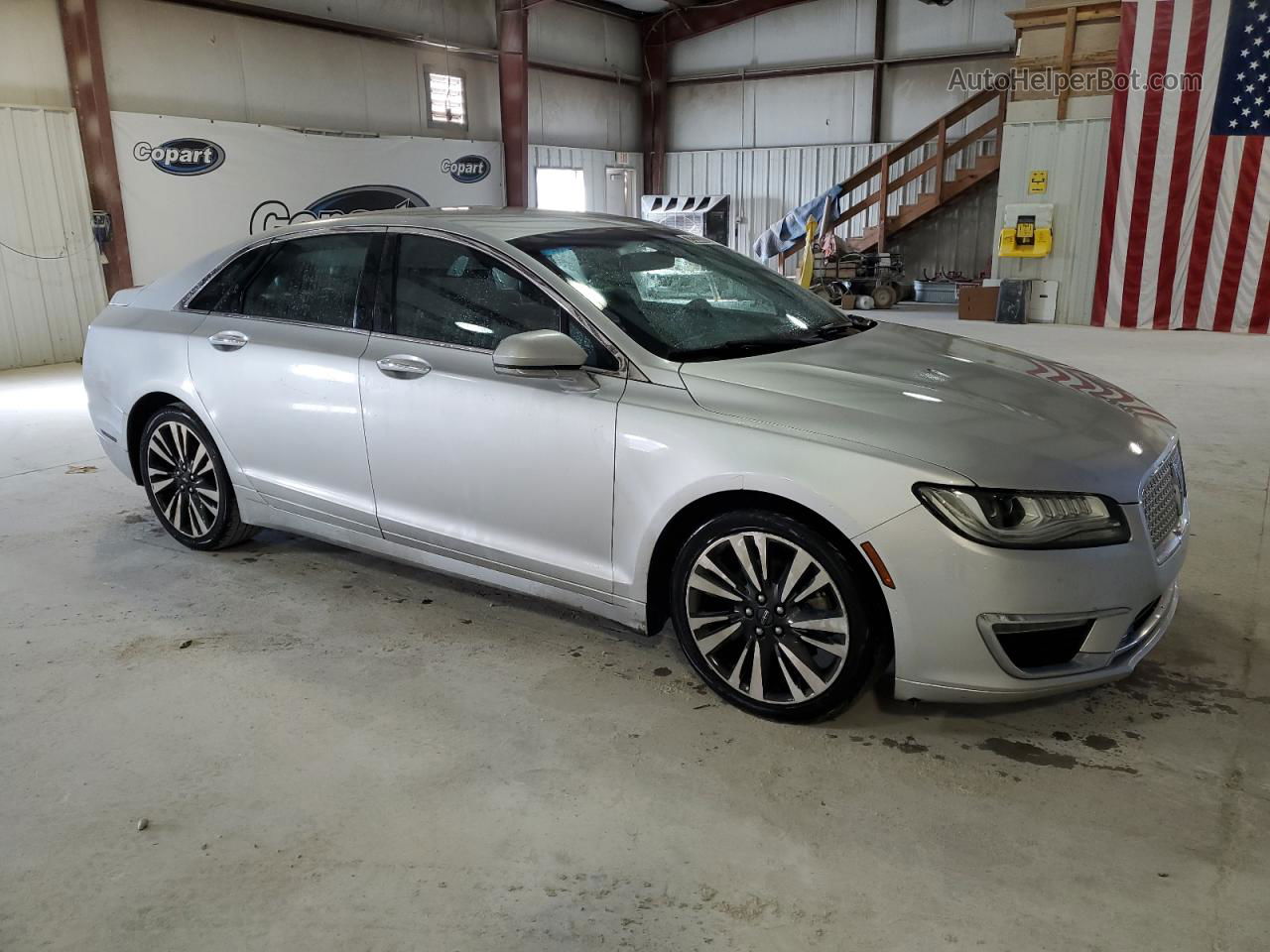 2017 Lincoln Mkz Select Silver vin: 3LN6L5C94HR666116