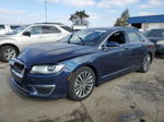 2017 Lincoln Mkz Select Синий vin: 3LN6L5C95HR603588