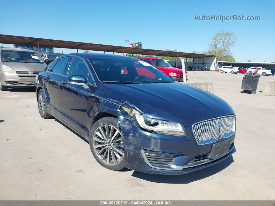 2017 Lincoln Mkz Select Blue vin: 3LN6L5C95HR608189