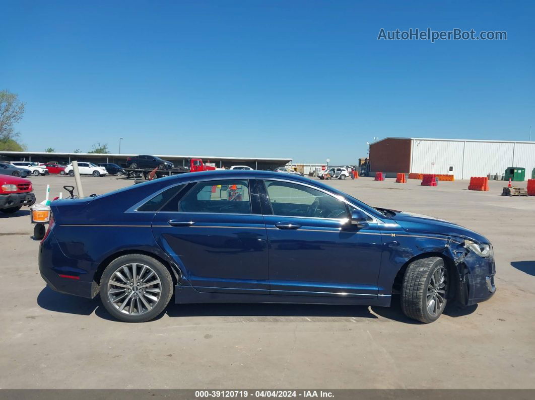 2017 Lincoln Mkz Select Blue vin: 3LN6L5C95HR608189