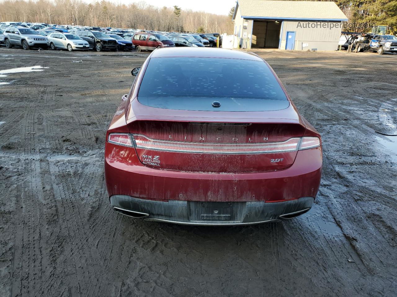 2017 Lincoln Mkz Select Красный vin: 3LN6L5C95HR614686