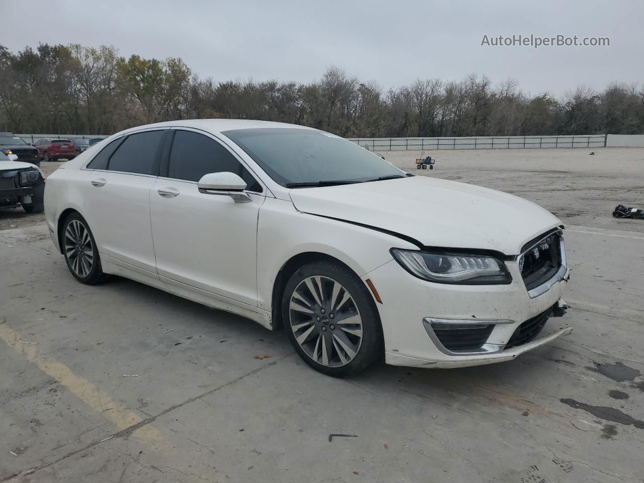 2017 Lincoln Mkz Select White vin: 3LN6L5C95HR655643