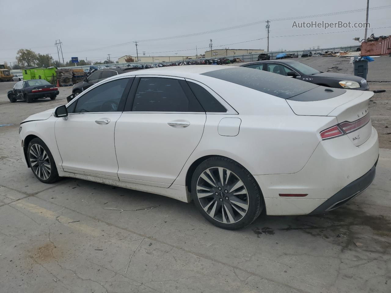 2017 Lincoln Mkz Select White vin: 3LN6L5C95HR655643