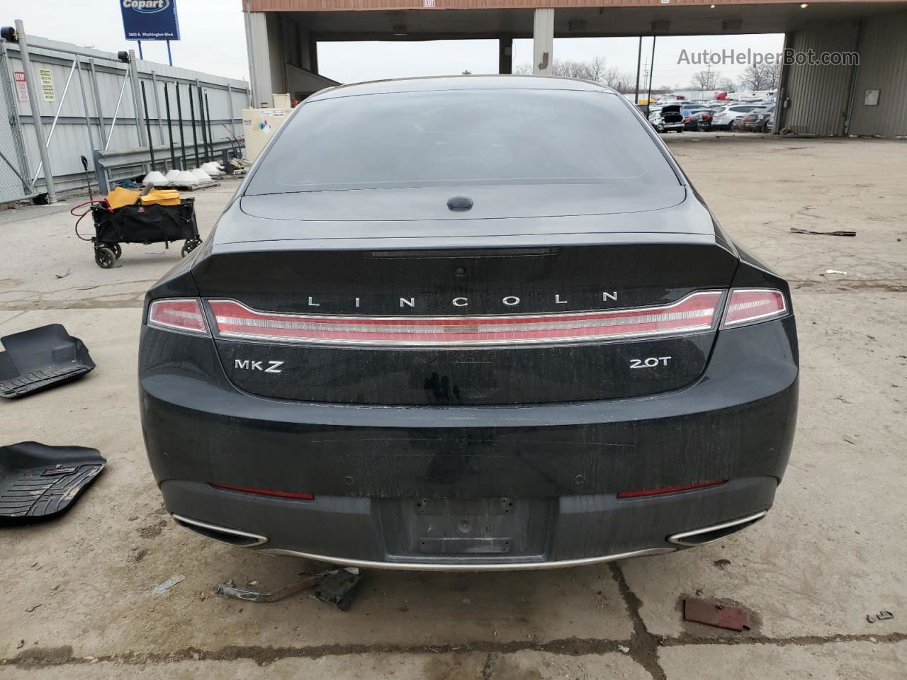 2017 Lincoln Mkz Select Black vin: 3LN6L5C96HR663380