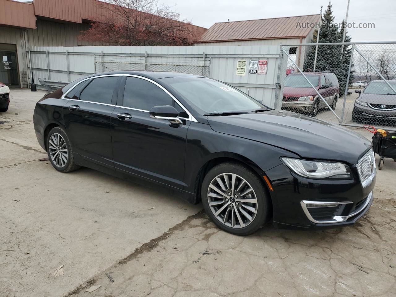 2017 Lincoln Mkz Select Черный vin: 3LN6L5C96HR663380