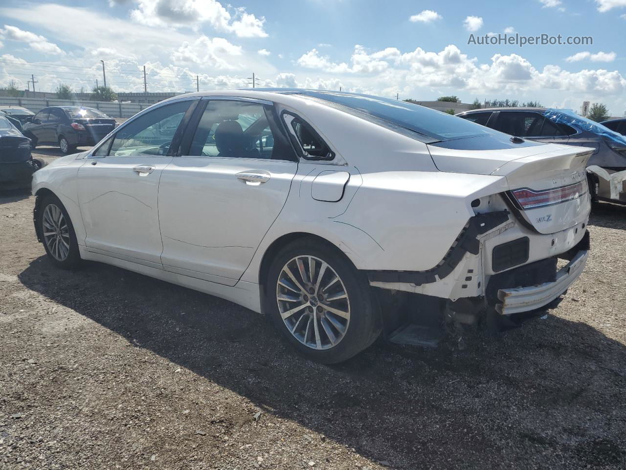 2017 Lincoln Mkz Select Белый vin: 3LN6L5C97HR613393