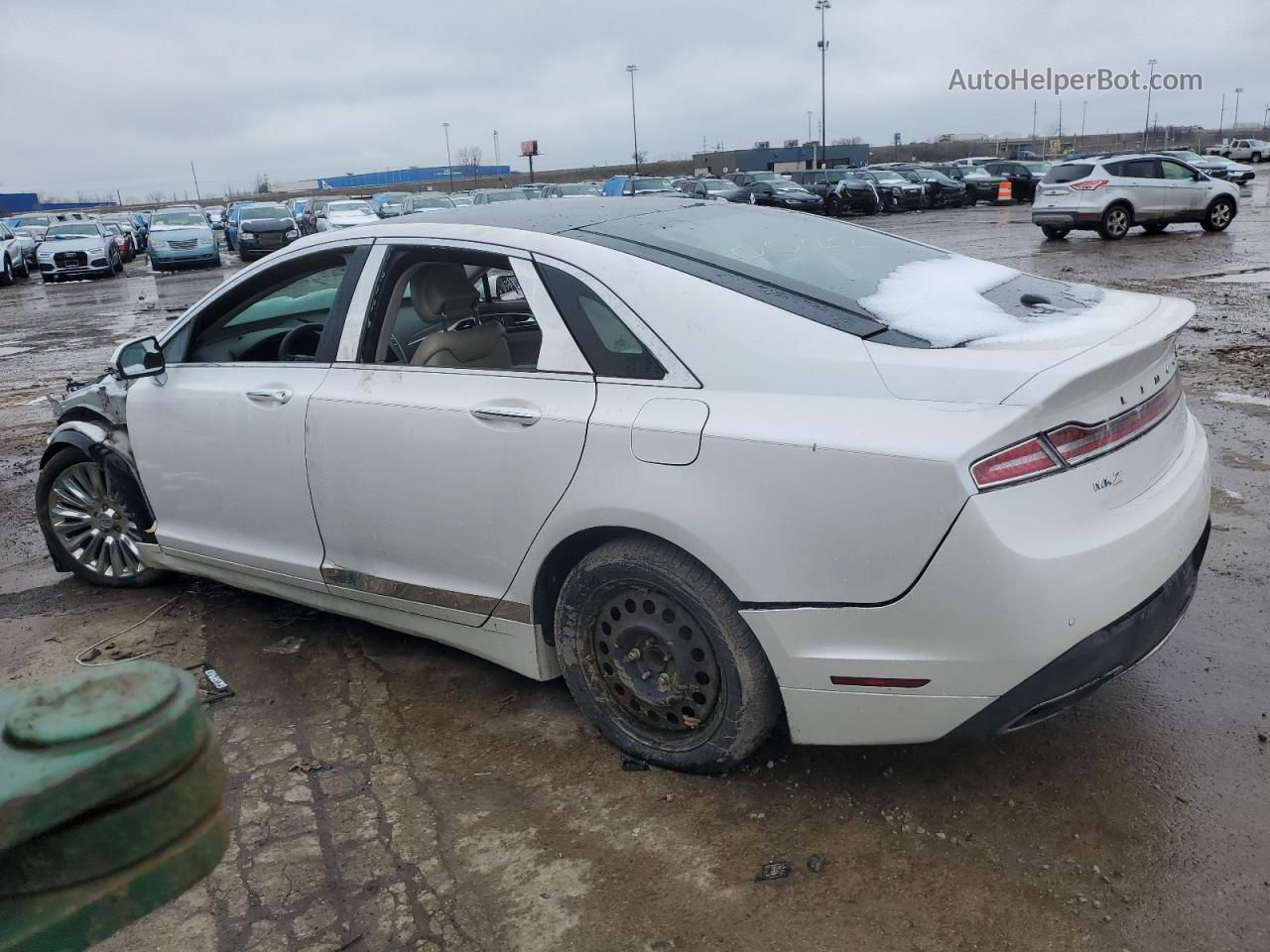 2017 Lincoln Mkz Select Белый vin: 3LN6L5C97HR620022