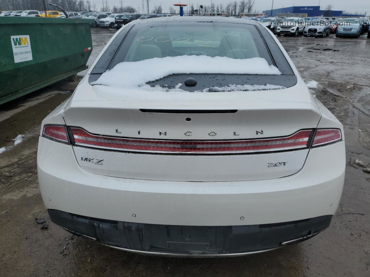 2017 Lincoln Mkz Select White vin: 3LN6L5C97HR620022