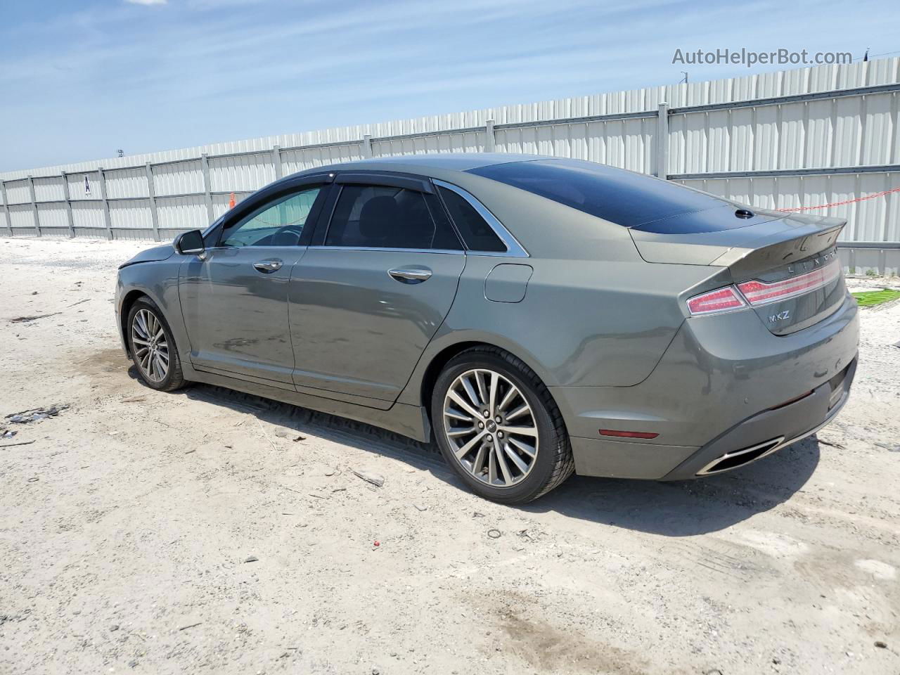 2017 Lincoln Mkz Select Green vin: 3LN6L5C99HR609331